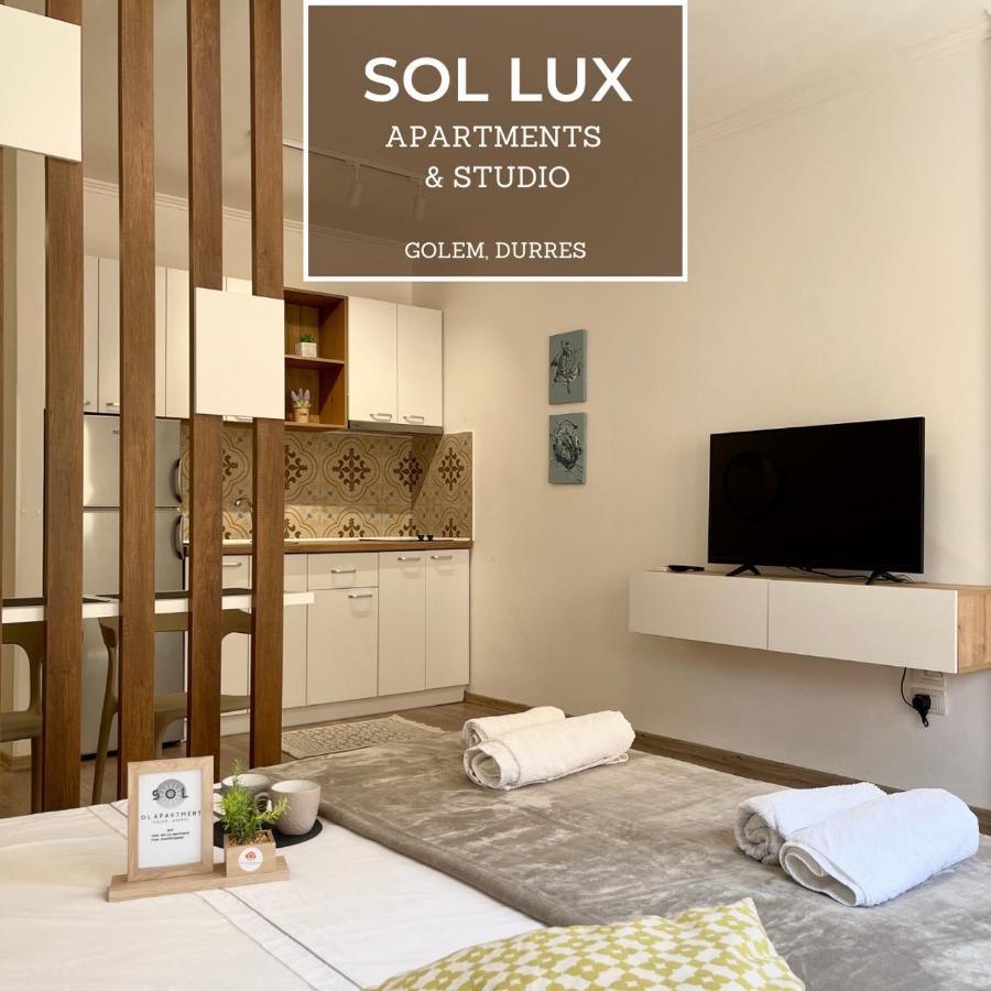 Sol Lux Studio Apartments 2Nd Floor Durres Exterior photo